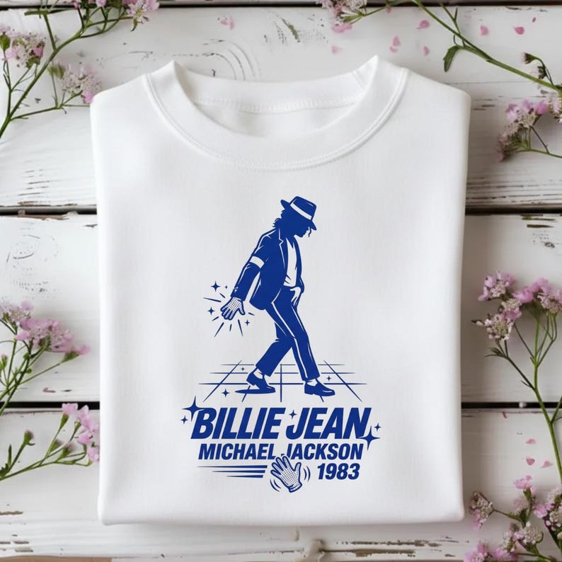 Michael Jackson Billie Jean 1983 Performance Graphic