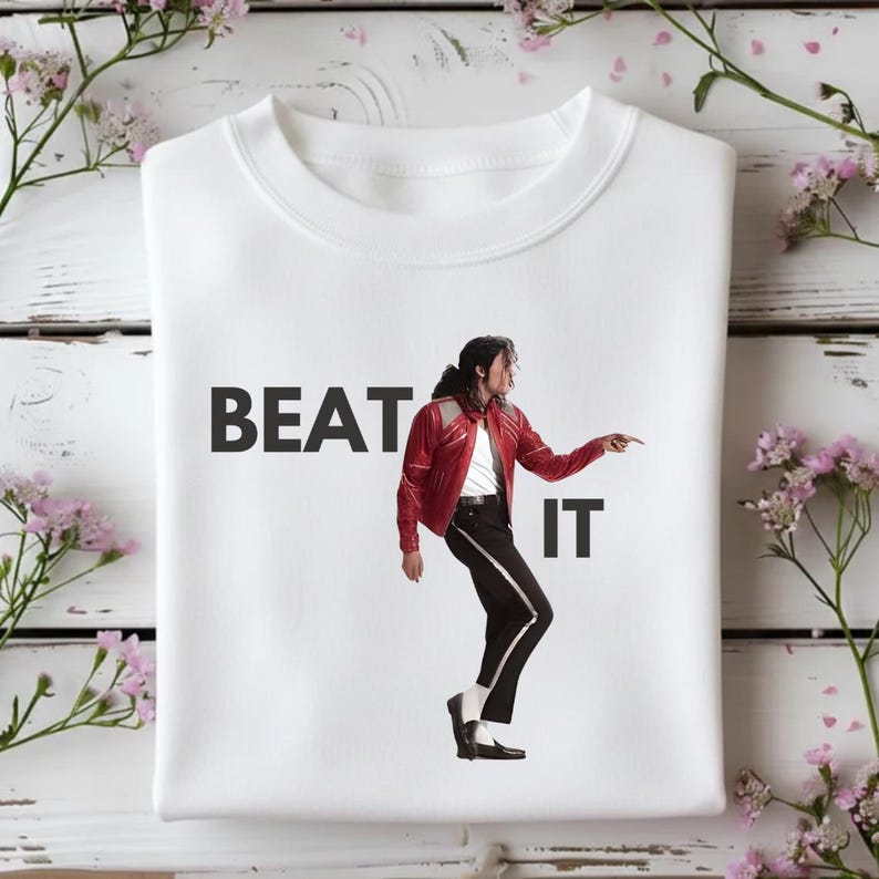 Beat It Music Video Graphic Tee