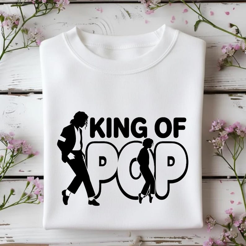 King of Pop Silhouette Graphic Tee